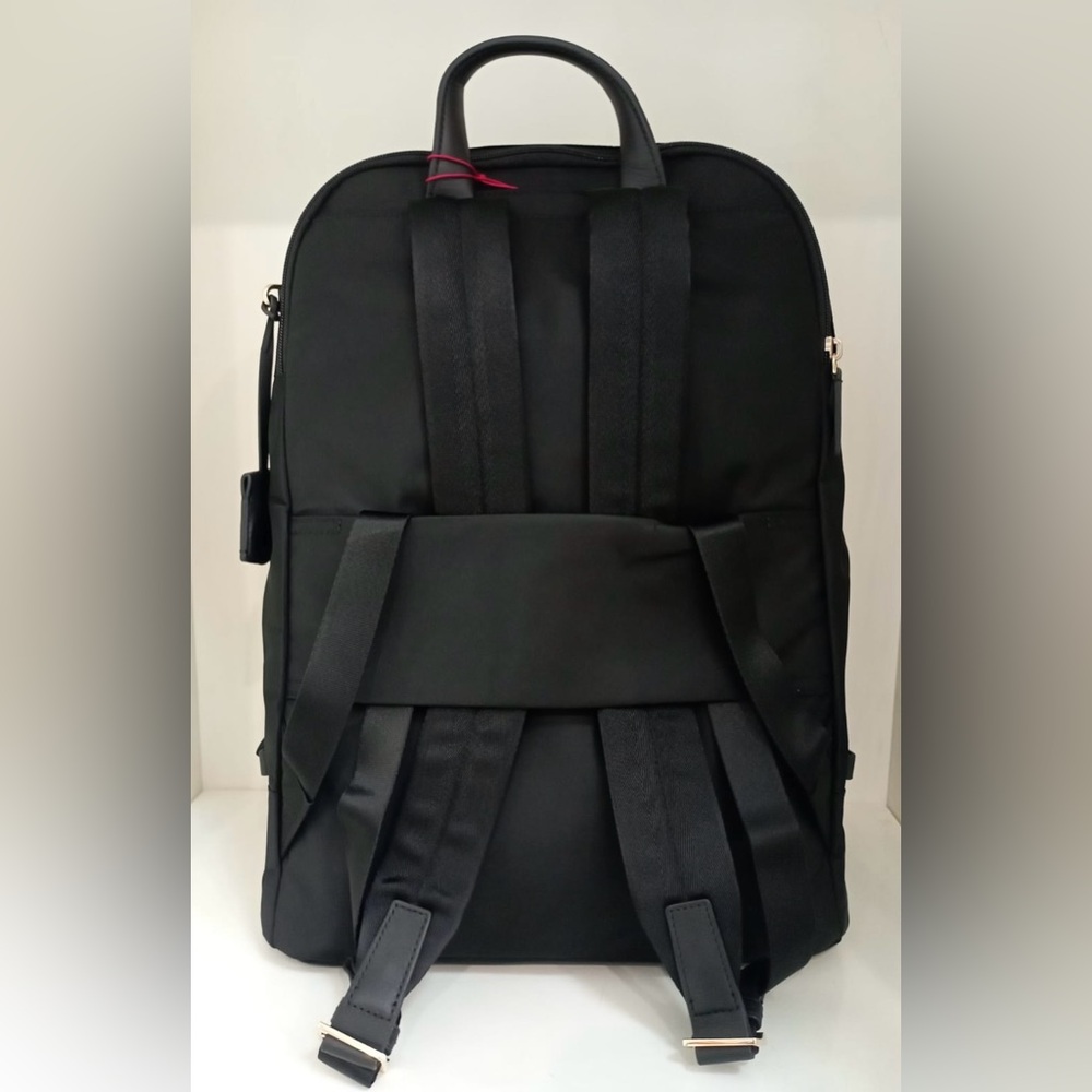 NWT TUMI Voyageur Bexley Laptop Backpack Black Gold Hardware wt Shoe Compartment - Picture 3 of 6